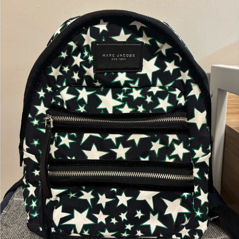 Marc Jacobs Black and White Star Backpack